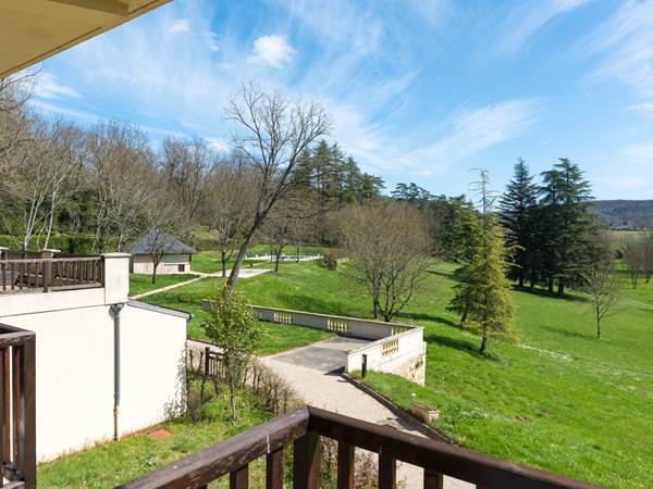 Chambre quadruple gentilhommière avec balcon vue parc