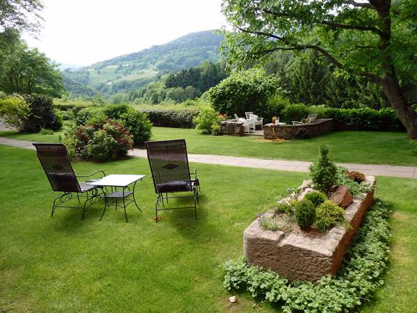 La vue depuis le jardin