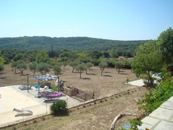 mas - piscine - paillote - terrasse - plage - cevennes