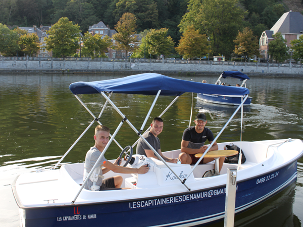 Bateau sans permis - Les Capitaineries de Namur