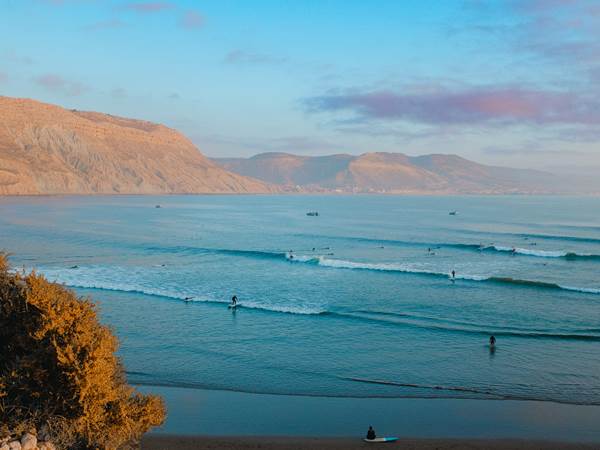 Where the desert meets the sea. A breathtaking backdrop for your refined surf retreat in Morocco