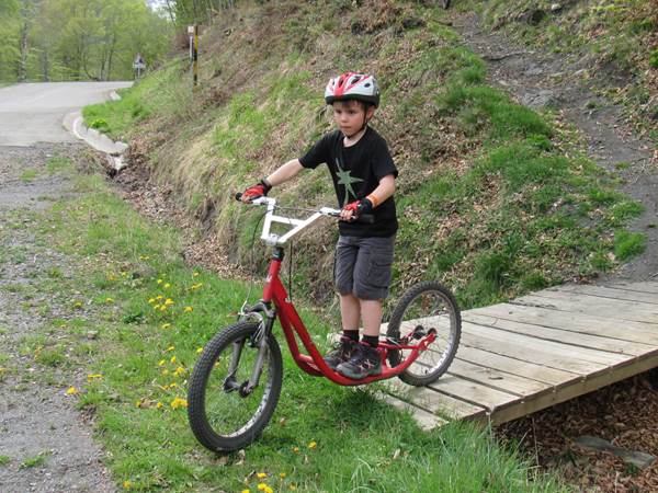 Le passage de la passerelle