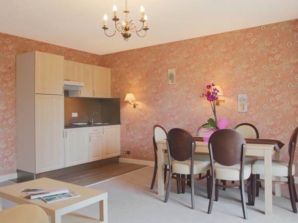 Gîte Junior Suite avec terrasse cuisine séjour gîte 29 30