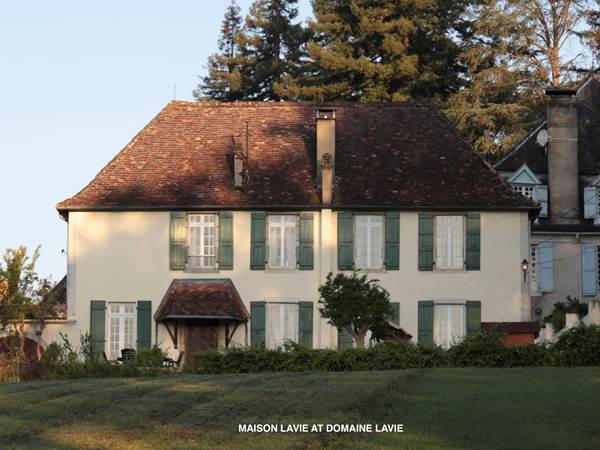 Maison Lavie from the field