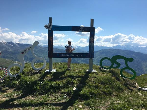 etape du Tour de France au col de la Loze