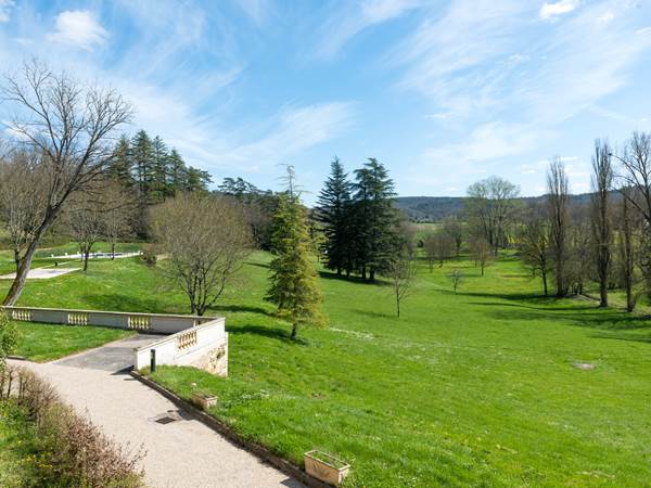Gîte 33 ou 34 vue du parc depuis les balcons