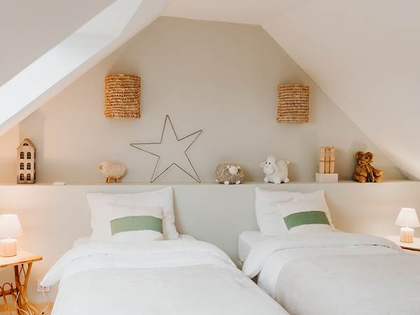 Chambre lits twins, Le Jardin de l'Ecurie
