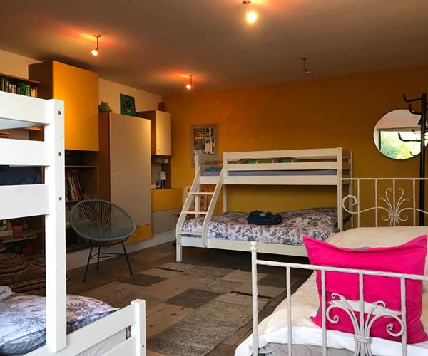 Dortoir, 2 lits superposés, 7 couchages