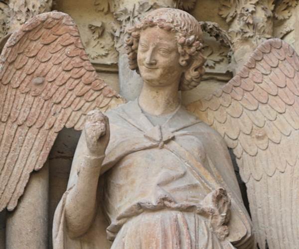 Cathédrale, l'Ange au sourire