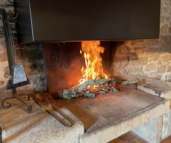 Feu de chéminée-Petit Gîte