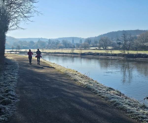 Jogging en bord de Sambre
