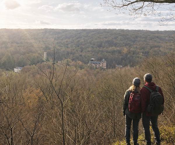 Panorama à quelques centaines de mètres du gîte sur le GR 129