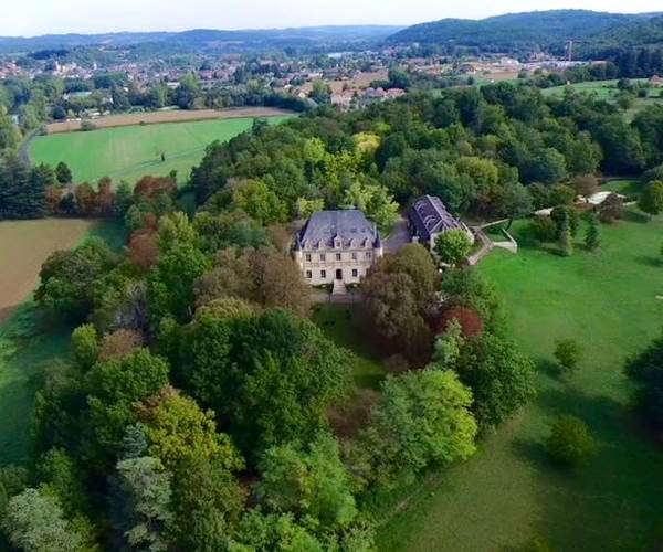 Domaine vue aérienne