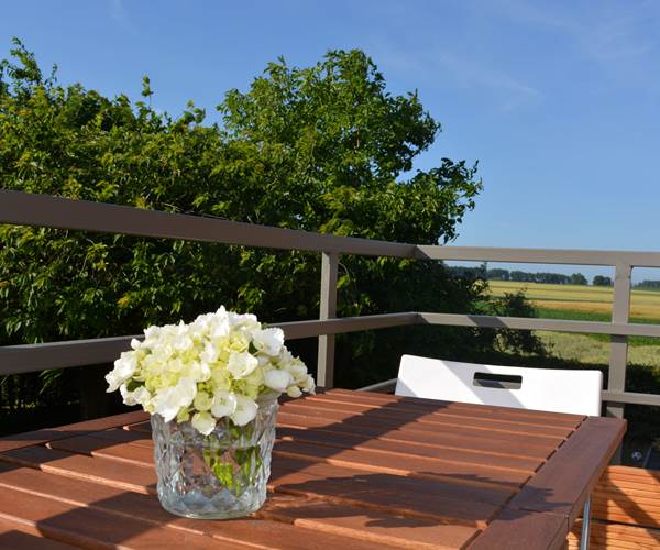 Terrasse de 2 m sur 3 m