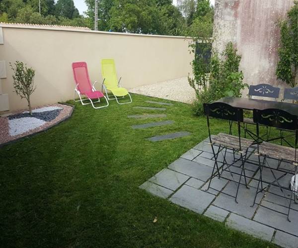 Terrasse et jardin privatif