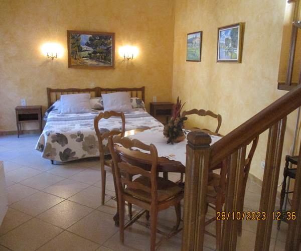 Gîte des Oliviers, Valros - mezzanine bas