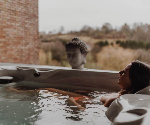 Jacuzzi privatif avec vue panoramique
