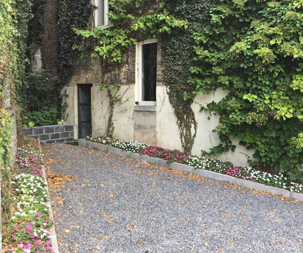 Entrée privée pour l'appartement