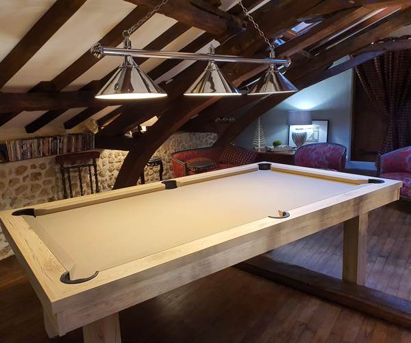 le billard sur la mezzanine