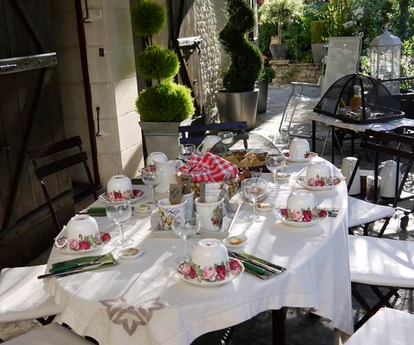 petit déjeuner en extèrieur
