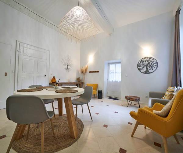 Suite Luxe, salon cuisine