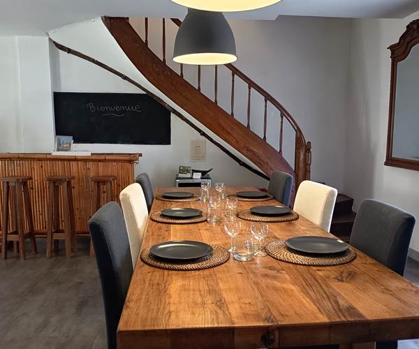 salle à manger  - Maison "La Talonnière" à Messas