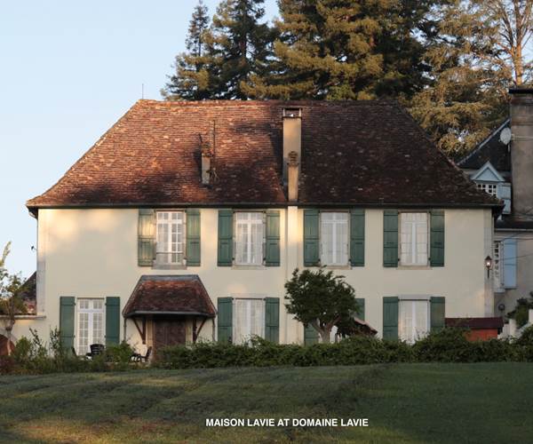 Maison Lavie from the field