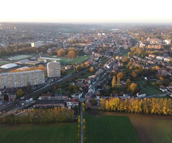 WAVRE VUE DU CIEL
