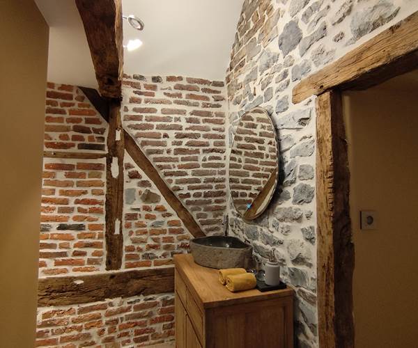 La Grange de Bonneville - la salle de douche