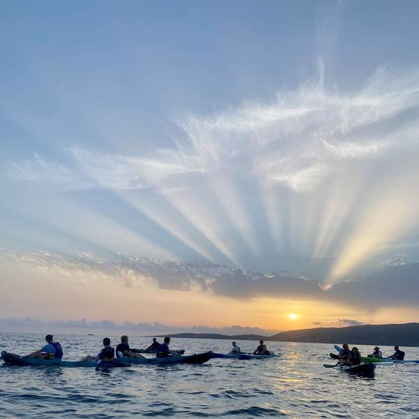 Coucher de soleil kayak Abbartello Corse-photo-gallery