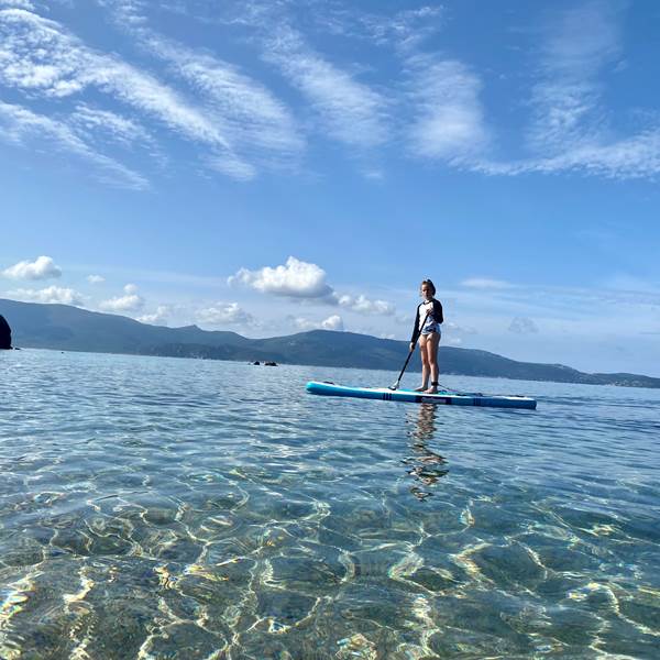 Initiation paddle plage Abbartello Corse-photo-gallery