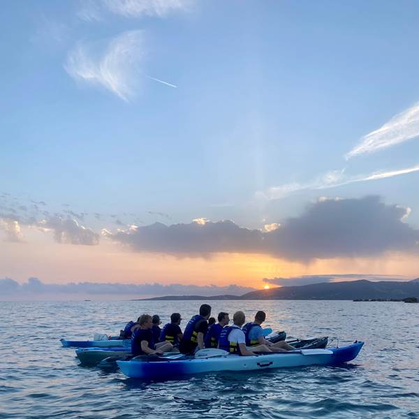 Abbartello canoe de mer kayak Corse pause gourmande retour coucher de soleil-photo-gallery