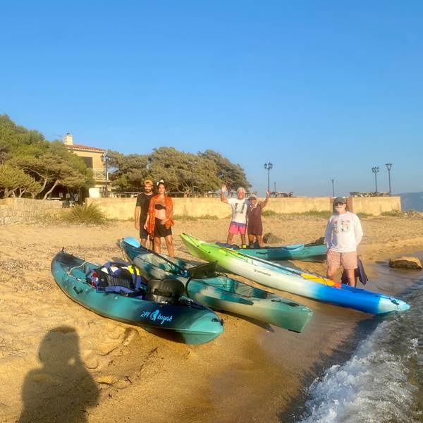 Abbartello canoe de mer kayak Corse pause gourmande plage d'arrivée-photo-gallery