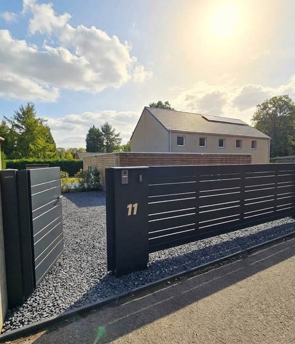 Nouvelle barrière d'entrée de la propriété