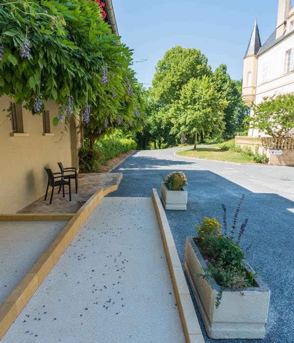 Accessibilté PMR au gîte 24/25