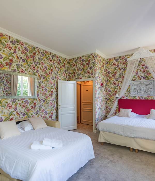 Chambre Perroquets château vue d'ensemble