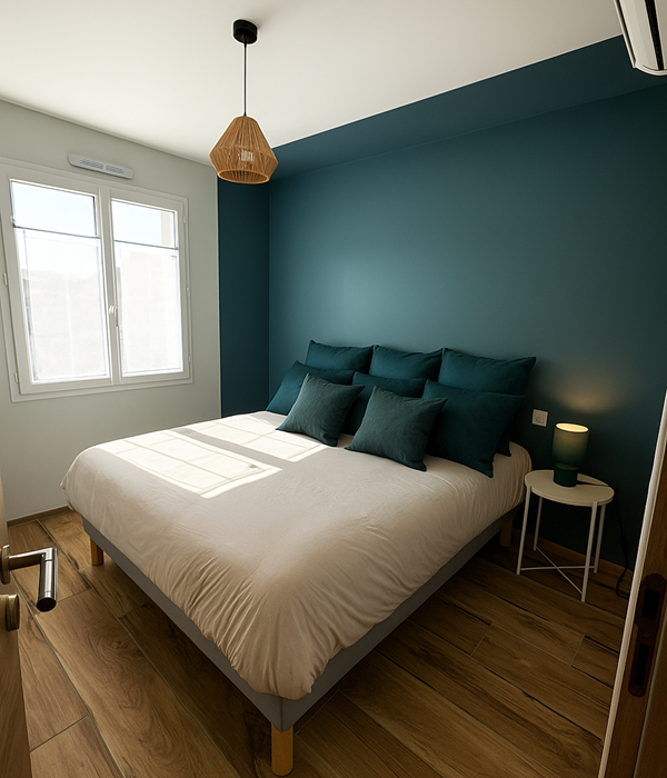 Logement 4 Evasion LE MAINE LOREVA CONSTANT vue chambre 2 - Copie