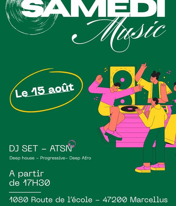 Samedi Music - 15 Août 2026
