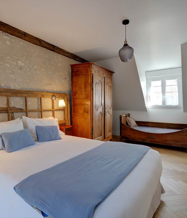 Chambre parentale n.5 avec lit junior de la Grange à Porteau
