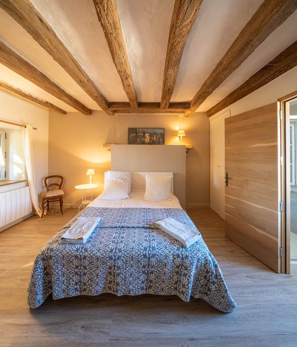 chambre au rez-de-chaussée - Gîte du Cygne