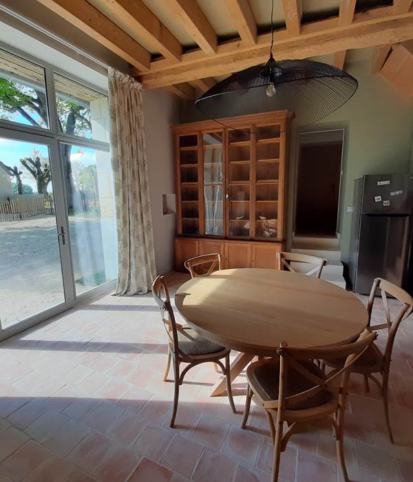 Table extensible de salle à manger - gîte du Cygne