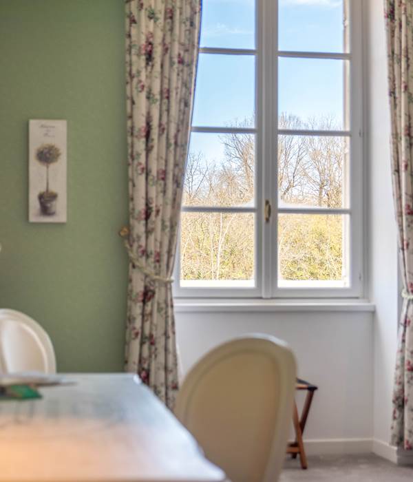 Chambre Verte Château double ou quadruple avec bureau