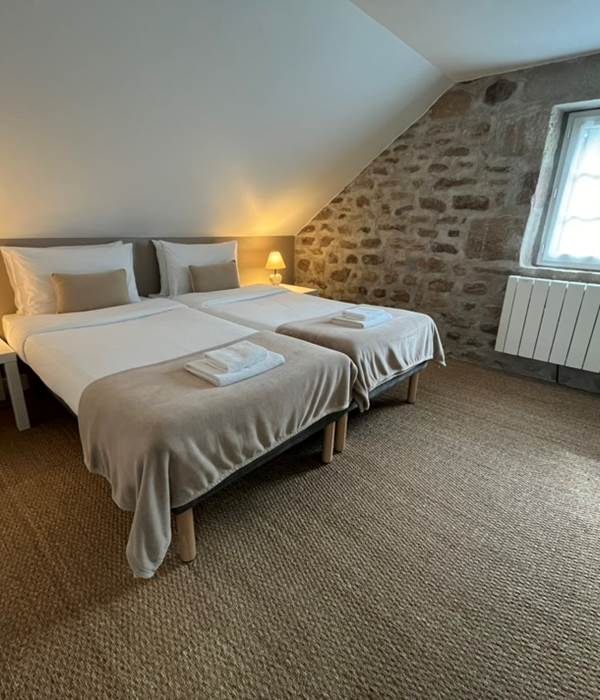 Chambre 1 avec lits jumelés - Gîtes Vassivière Le Fer A Cheval