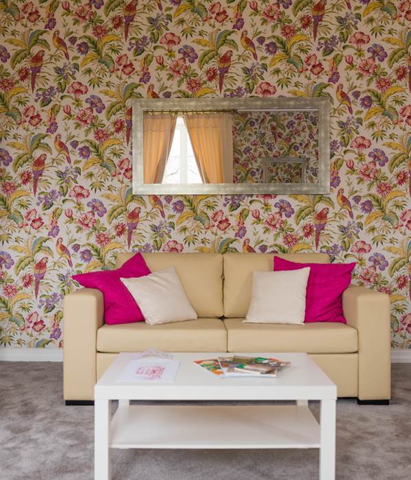 Chambre Perroquets château canapé