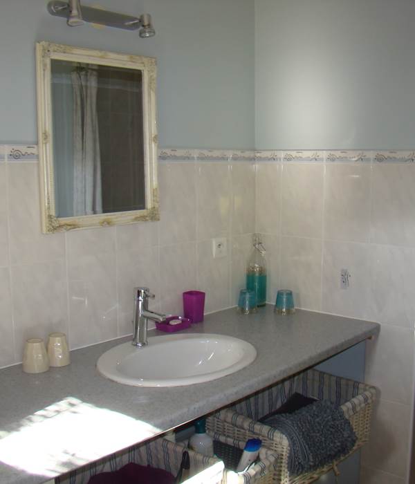 Salle de bain Chambre Prune