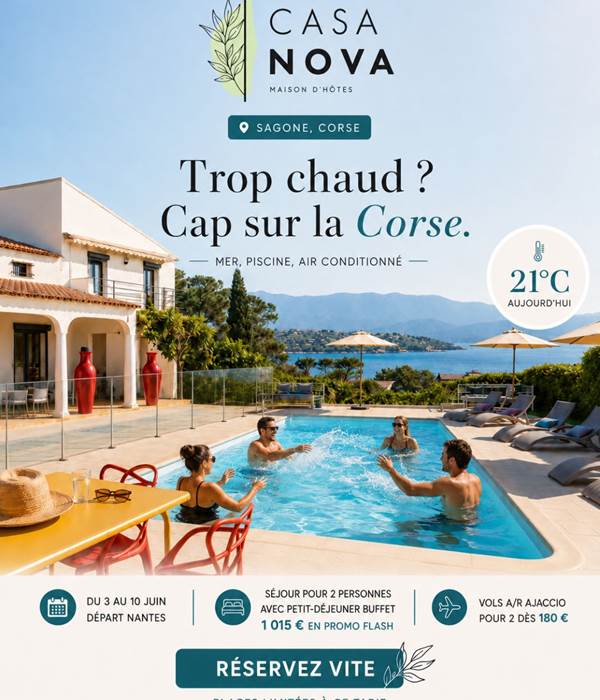 Trop chaud ? Cap sur la Corse