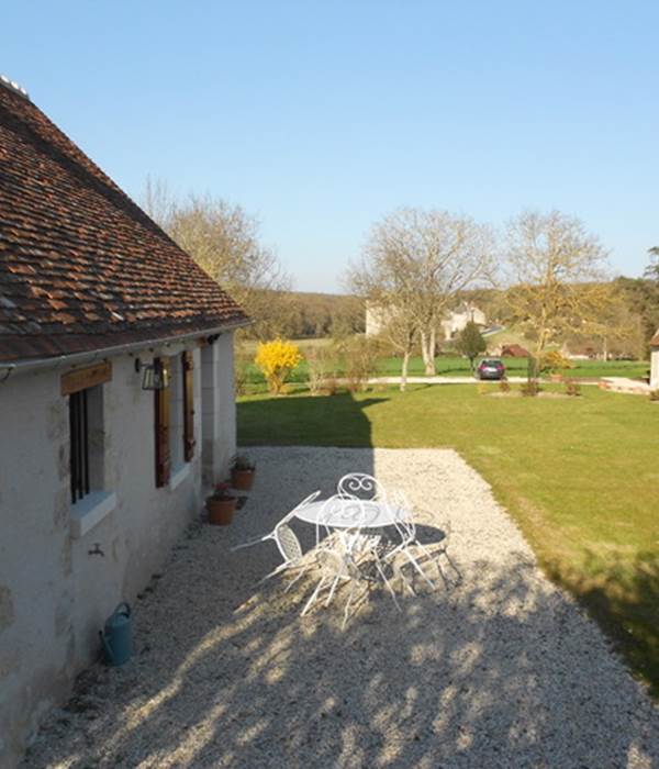 terrasse du gîte du petit Monpouet