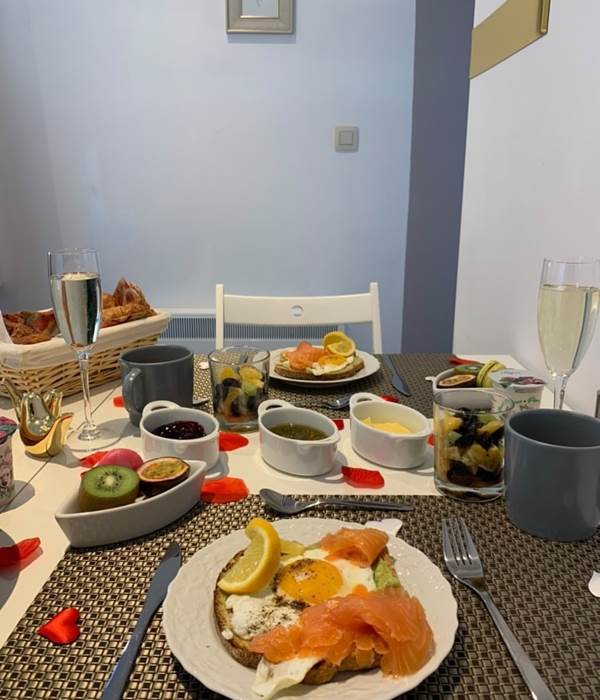 Petit déjeuner spécialités salées