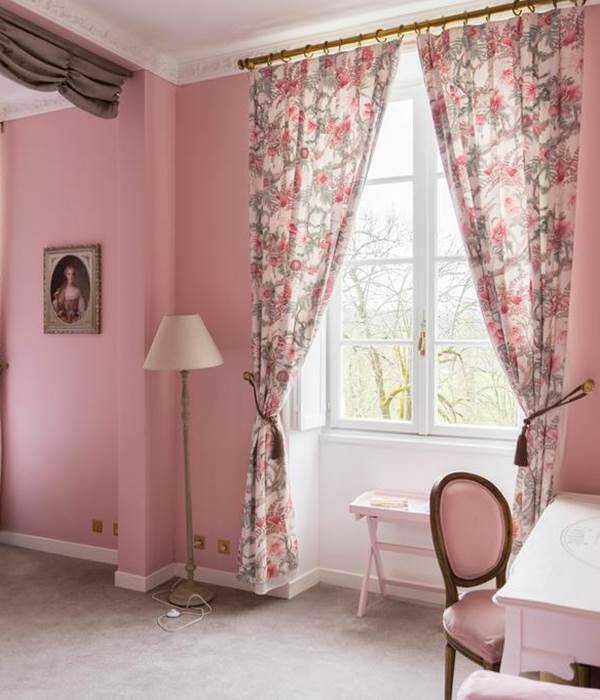 chambre rose