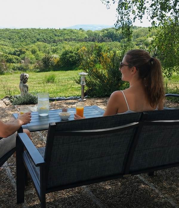 petit moment de détente au jardin